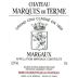 Chateau Marquis de Terme 2009 Front Label