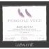 Le Salette Amarone della Valpolicella Pergole Vece Recioto (500ML) 2003 Front Label
