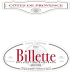 Billette Cotes de Provence Rose 2013 Front Label