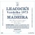 Leacock's Vintage Verdelho 1973 Front Label