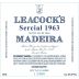 Leacock's Madeira Sercial Vintage 1963 Front Label