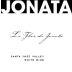 Jonata La Flor de Jonata White 2012 Front Label