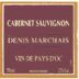 Denis Marchais Cabernet Sauvignon 1997 Front Label