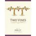 Two Vines California Merlot 2012 Front Label