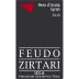 Feudo Zirtari Nero d'Avola-Syrah 2010 Front Label