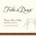 Folie a Deux Russian River Chardonnay 2013 Front Label
