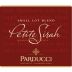 Parducci Small Lot Petite Sirah 2009 Front Label