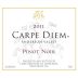 Carpe Diem Pinot Noir 2011 Front Label