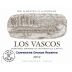 Los Vascos Grande Reserve Carmenere 2012 Front Label