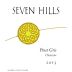 Seven Hills Winery Oregon Pinot Gris 2013 Front Label