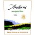 Anderra Sauvignon Blanc 2013 Front Label