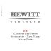 Hewitt Vineyard Cabernet Sauvignon (torn labels) 2011 Front Label
