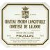 Chateau Pichon Longueville Comtesse de Lalande (bin soiled label) 1979 Front Label