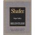 Shafer Relentless 2011 Front Label