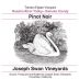 Joseph Swan Trenton Estate Vineyard Pinot Noir 2012 Front Label