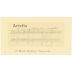 Arietta H Block Hudson Vineyard Red 2004 Front Label