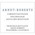 Arnot-Roberts Fellom Ranch Cabernet Sauvignon 2008 Front Label