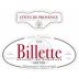 Listel Billette Cotes de Provence Rose 2013 Front Label