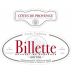 Listel Billette Cotes de Provence Rose 2014 Front Label