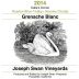 Joseph Swan Catie's Corner Grenache Blanc 2014 Front Label