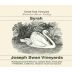 Joseph Swan Great Oak Vineyard Syrah 2006 Front Label