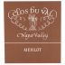 Clos du Val Merlot 2012 Front Label
