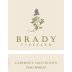 Brady Vineyard Cabernet Sauvignon 2012 Front Label
