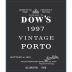 Dow's Vintage Port (375ML half-bottle) 1997 Front Label