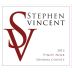 Stephen Vincent Pinot Noir 2012 Front Label