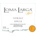 Loma Larga Vineyards Syrah 2012 Front Label