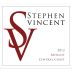 Stephen Vincent Merlot 2012 Front Label