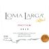 Loma Larga Vineyards Pinot Noir 2010 Front Label