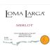 Loma Larga Vineyards Merlot 2013 Front Label