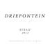 Longridge Driefontein Syrah 2013 Front Label