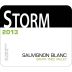 Storm Wines Santa Ynez Valley Sauvignon Blanc 2013 Front Label