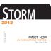 Storm Wines John Sebastiano Vineyard Pinot Noir 2012 Front Label