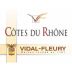 Vidal-Fleury Cotes du Rhone 2012 Front Label
