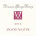 Georges Vernay Cotes du Rhone Sainte-Agathe 2012 Front Label