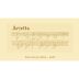 Arietta Variation One 2007 Front Label