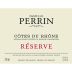 Famille Perrin Reserve Cotes du Rhone Rouge 2012 Front Label