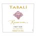 Tabali Reserva Pinot Noir 2013 Front Label