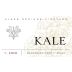 Kale Alder Springs Vineyard Syrah 2010 Front Label