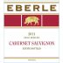 Eberle Estate Cabernet Sauvignon 2011 Front Label