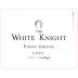 The White Knight Pinot Grigio 2012 Front Label