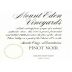 Mount Eden Vineyards Estate Pinot Noir 2012 Front Label
