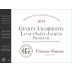 Camille Giroud Gevrey Chambertin Lavaut Saint Jacques 2014 Front Label