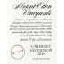 Mount Eden Vineyards Estate Cabernet Sauvignon 2010 Front Label