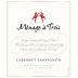 Menage a Trois Cabernet Sauvignon 2012 Front Label
