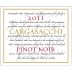 Cargasacchi Sta. Rita Hills Pinot Noir 2011 Front Label