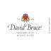 David Bruce Santa Maria Valley Pinot Noir 2011 Front Label